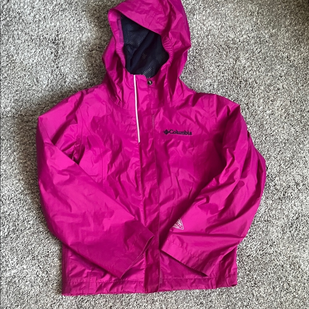 Columbia Kids Fuchsia Raincoat